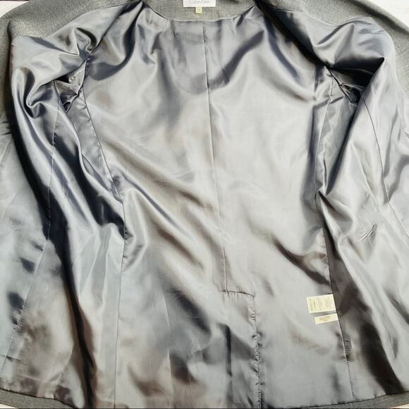 Calvin Klein blazer crosshatch pattern size 10 - Picture 12 of 14